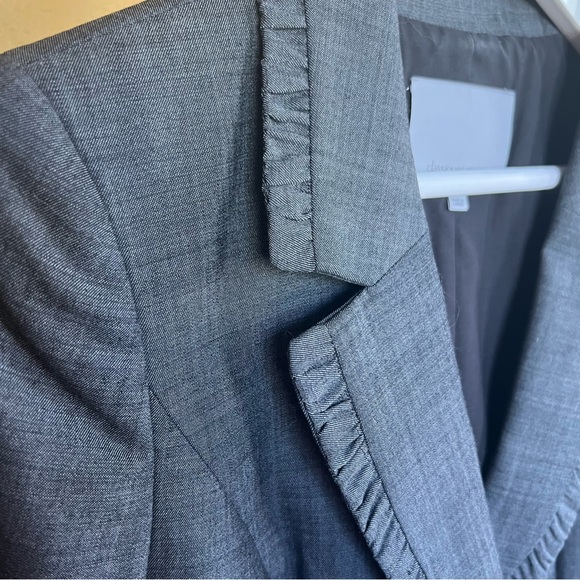 Classiques Entier Gray Blazer Tailored Suit Jacket - Picture 7 of 10